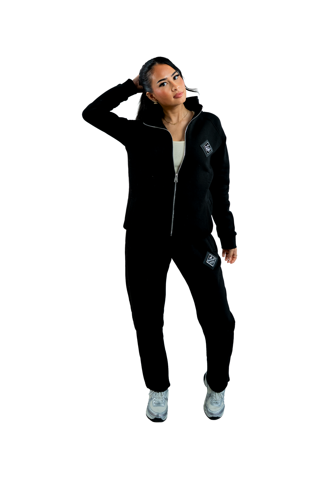 BLACK ZIP JACKET