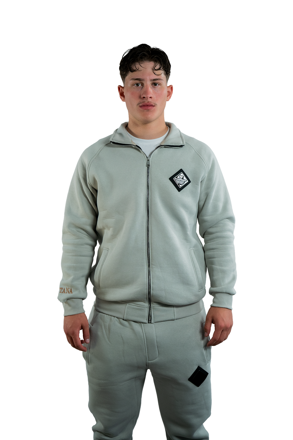 GREY ZIP JACKET