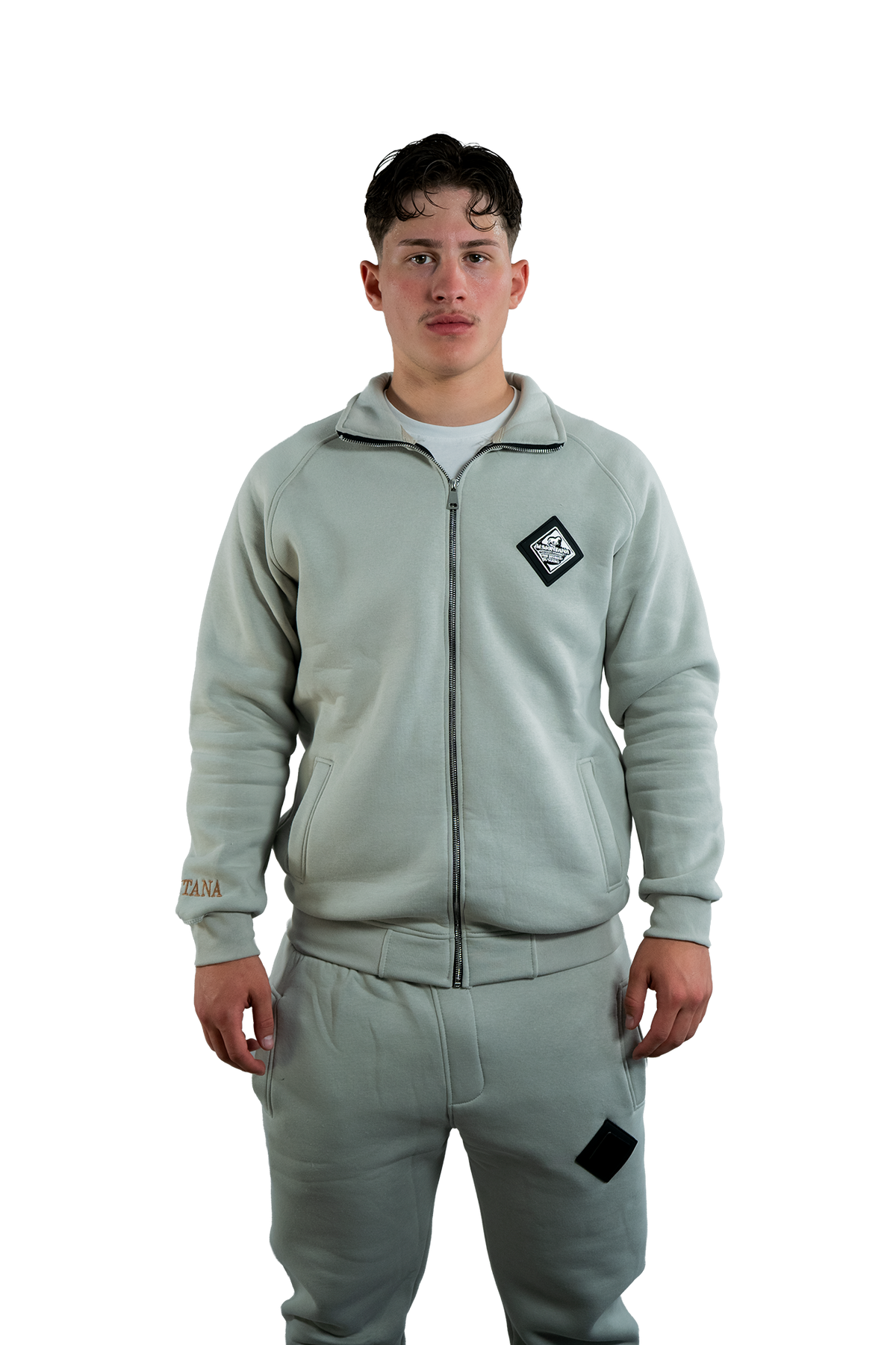 GREY ZIP JACKET