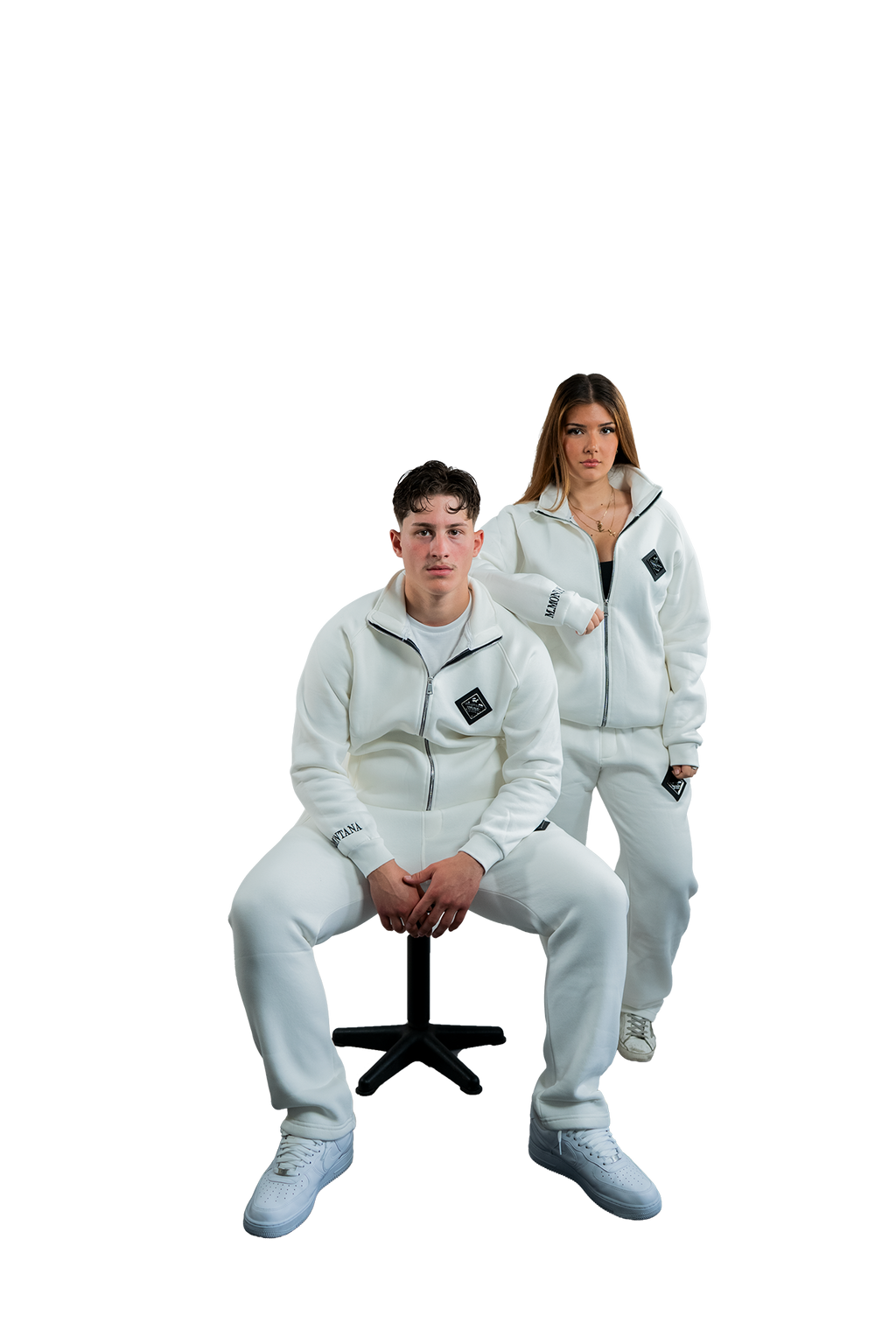 WHITE ZIP JACKET